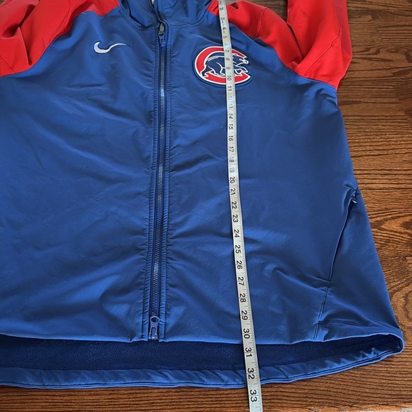 Nike men’s AUTHENTIC Chicago Cubs full zip up hoodie LOGO performance jacket XL - Picture 12 of 16